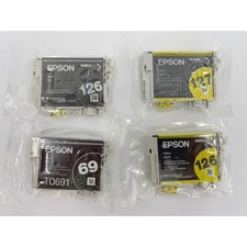 Epson DURABrite Ultra Ink Cartridges Black Yellow 69 126 127 T0691 T1261 T1274