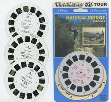 Natural Bridge Virginia View-Master 3 TEST Reels and Copy Cover