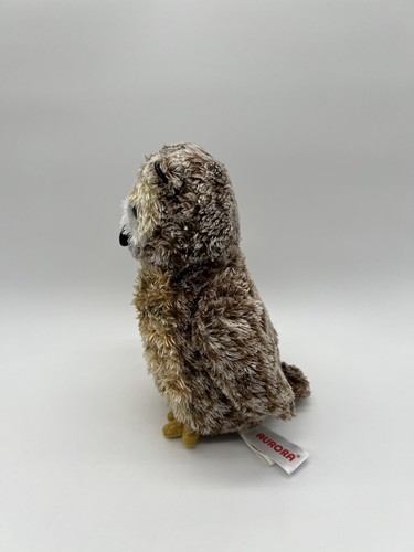 Aurora Osmond Mini Flopsie 7” Plush Horned Owl Soft Toy Gift Stuffed Animal - Picture 3 of 8