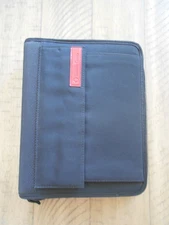 FRANKLIN COVEY Classic 7 Ring Planner Binder Black Fabric/Synthetic 1" rings