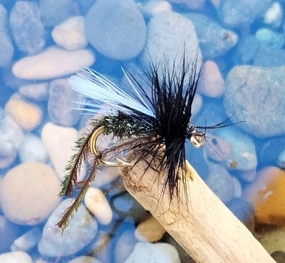 Gilchrist Fliegen. 3 x Trockenfliegen HAWTHORNE. Auswahl von Größen