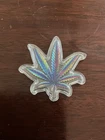 1.5 Gram .999 Pure Silver Colorized Marijuana Leaf.