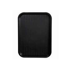 Winco FFT1216K 16 in x 12 in Black Fast Food Tray