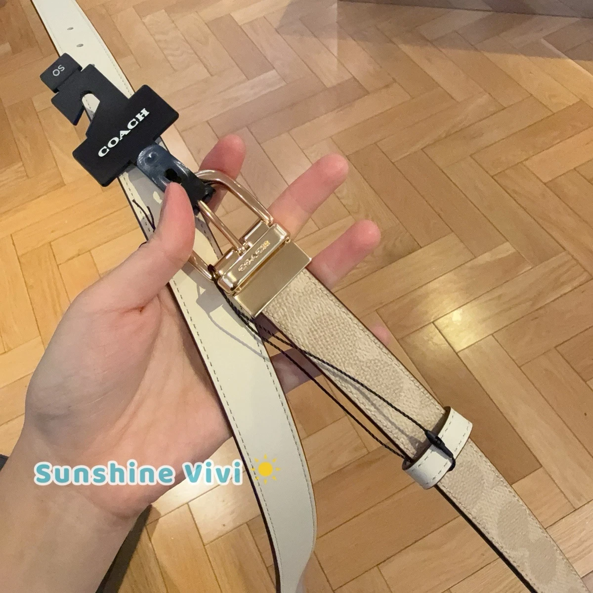 Coach White Belts for Women for sale | eBay display picture 3
