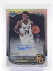 TOUNDE YESSOUFOU 2025-26 BOWMAN CHROME U 1ST REFRACTOR AUTO /499 Q5786