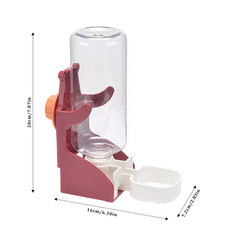 Hanging Pet Drinker Automatic Water Dispenser for Small Animal Pet Adjustment Pe