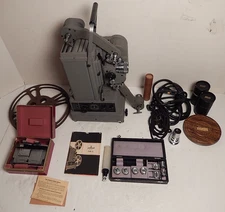 Vintage 1936 Bolex Paillard Type G Duo 8mm 16mm Film Projector & Case Untested