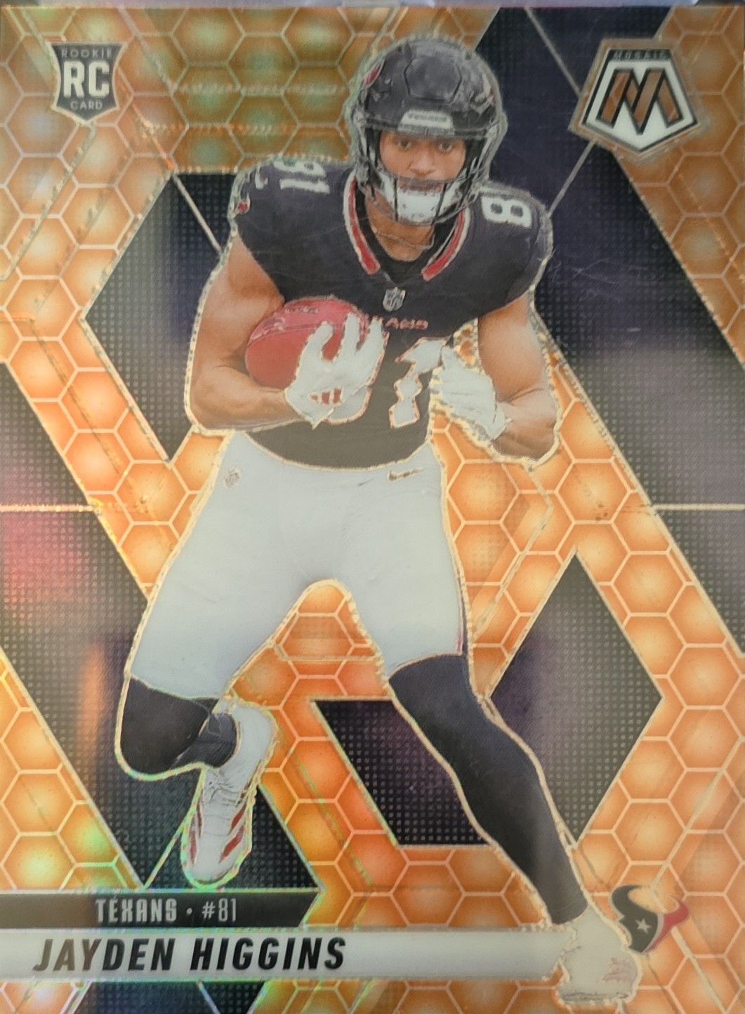 2025 Panini Mosaic #346 Jayden Higgins, Honeycomb RC