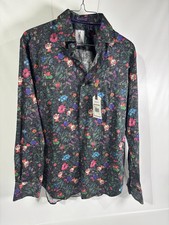 Robert Graham Wilkenson flower stretch 198 Multicolor Floral Shirt NWT small s