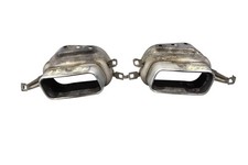 09-15 Bmw 750i 750li Rear Right Left Exhaust Muffler Silencer Tip Set Of 2 Oem 09-15 Bmw 750i 750li Rear Right Left Exhaust Muffler Silencer Tip Set Of 2 Oem