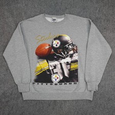 Vintage Pittsburgh Steelers Sweatshirt Mens Large NFL Lee Sport Nutmeg Mills 90s