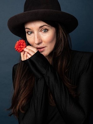 Elizabeth A Davis poses during the 2025 Woodstock Film Festival on- Old Photo