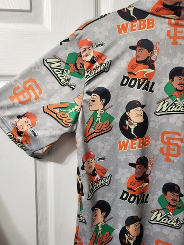 San Francisco Giants Hemd Herren M SGA 2024 PLAYERS Aloha Hawaiian Webb Bailey SF - Bild 11 von 11