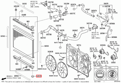 Genuine Lexus LS VXFA55 GVF55 GVF50 GSF50 LS460 USF40 Lower Radiator Support - Picture 13 of 24