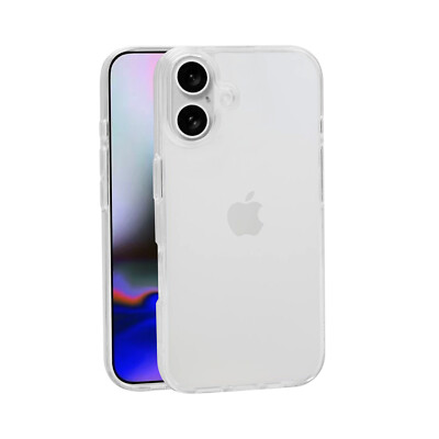 iPhone 16 Case, Free Screen Protector Slim Clear Durable Shock Resistant