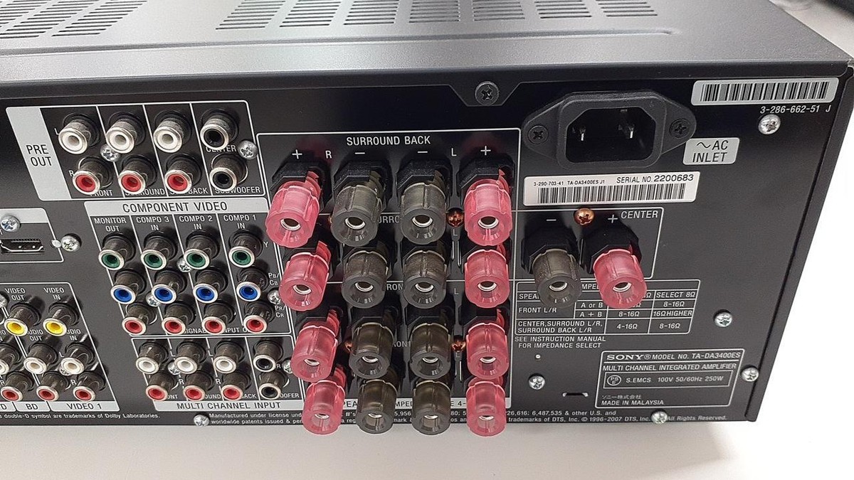 SONY TA-DA3400ES | Multi-Channel Integrated Amplifier from