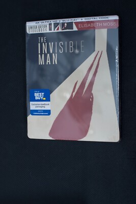 The Invisible Man (2020) 4K STEELBOOK (4K+Blu-ray+Digital) Best Buy Exclusive