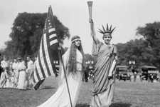 Vintage 4th of July Reprint - Patriotic Independence Day - 4x6 Glossy Magnet