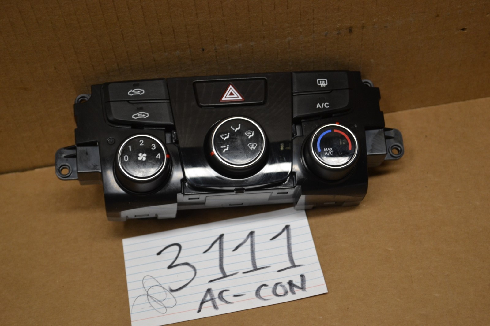 11 12 13 14 Hyundai Sonata AC and Heater Control Used Stock #3111-AC 