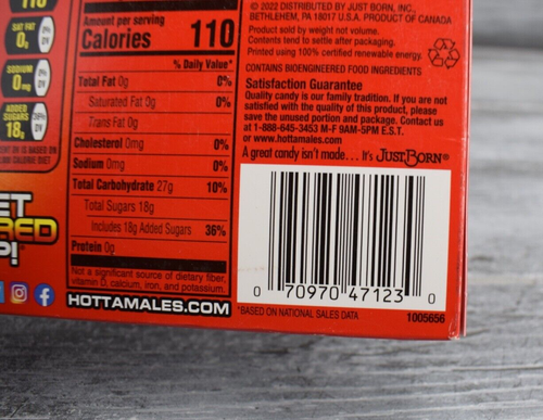 Box Of Hot Tamales Cinnamon Flavor Candy Gluten + Fat Free 5.0 oz Chewy BB 2024 - Picture 5 of 9