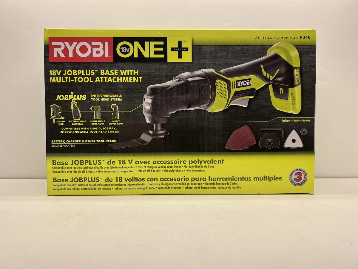 Ryobi P340 18V ONE JobPlus Base with Multi Tool Attachment eBay