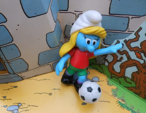 Fußballschlümpfe / Soccer Players Serie 8 Figuren 2004 Smurf Puffi