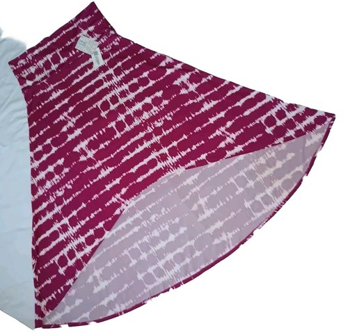 Neu mit Etikett Lularoe XL Olivia High-Low Rock/Kleid Slinky Batik dehnbar Einhorn