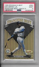 KEN GRIFFEY JR. 1999 BOWMAN BEST FRANCHISE BEST MACH III #134/500 PSA 9 MINT