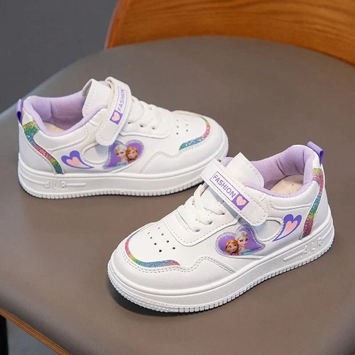 Mädchen Prinzessin Sneakers Kinder Casual Sportschuhe Lederschuhe Laufschuhe - Bild 3 von 10
