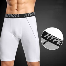Men's Athletic Shorts with Pockets Underwear Sports Bottom Gym Running Quick Dry