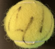 2021 Diego Schwartzman  Autograph Signed Tennis Ball Boston Laver Cup COA BSC MT