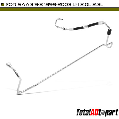 New Power Steering Pressure Line Hose Assembly for Saab 9-3 1999-2003 From Pump