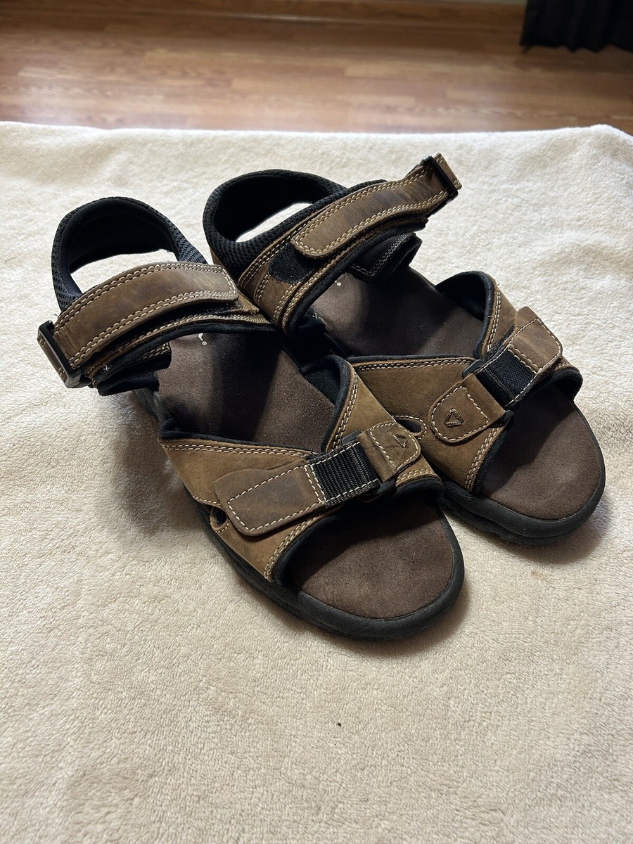 Thom McAn Brown Sandals‎ Size 12 Thom McAn Benson Brown Fisherman Sandals Mens 11 Closed Toe  main image 3