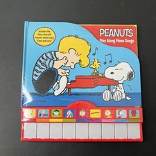 Sealed New Peanuts Play Along Piano Songs Interactive Book New Batteries READ