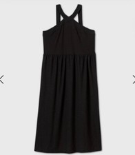 X- Women's Black Plus Size Sleeveless Dress Sundress Sun Dress Maxi Ava And Viv