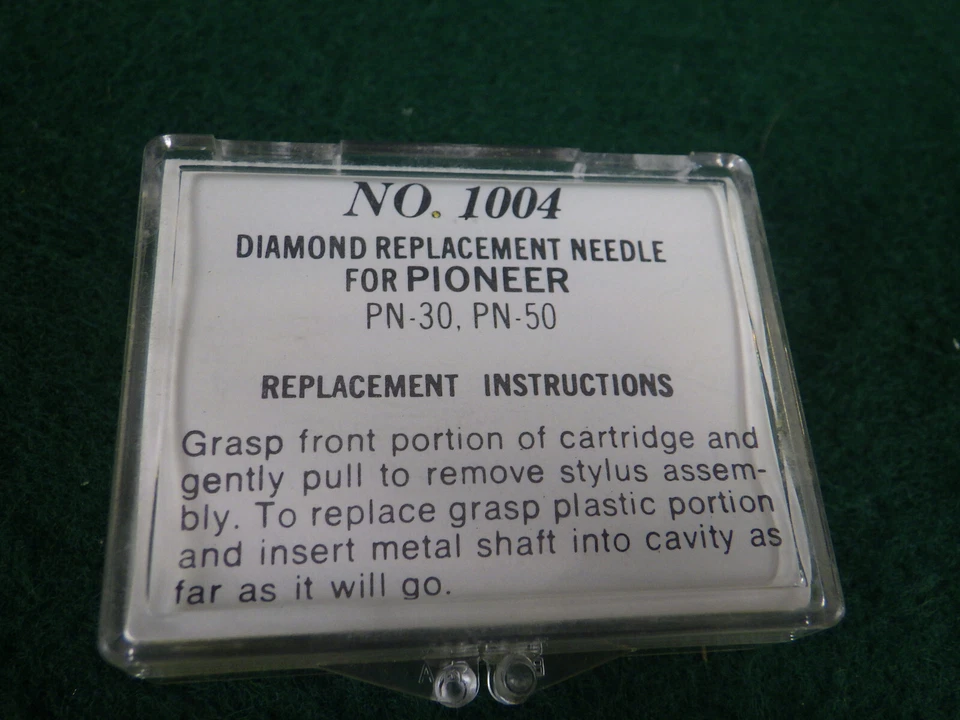 New Old Stock Realistic diamond phono/turntable stylus 1004 Pioneer PN-30,50 - Image 2 of 4