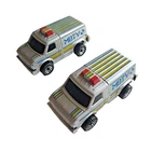 Vintage Matchbox Connectables - MBTV Van X 2 (4 Pieces - 2 Each Car) - RARE