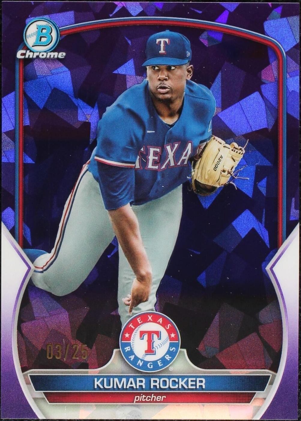 2023 Bowman Sapphire Edition - Chrome Prospects Kumar Rocker #BCP-39 ...