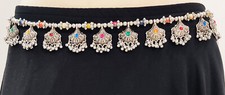 Tribal Fusion Belly Dance BELT Kuchi Gypsy Hippie Bohemian Skirt Costume Jewelry