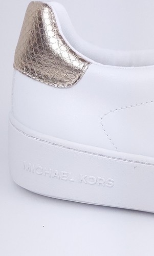 Michael Kors Amapola FACET Blanco Óptico Piel Metalizado Mk GB 5.5/7/8 - Imagen 4 de 19