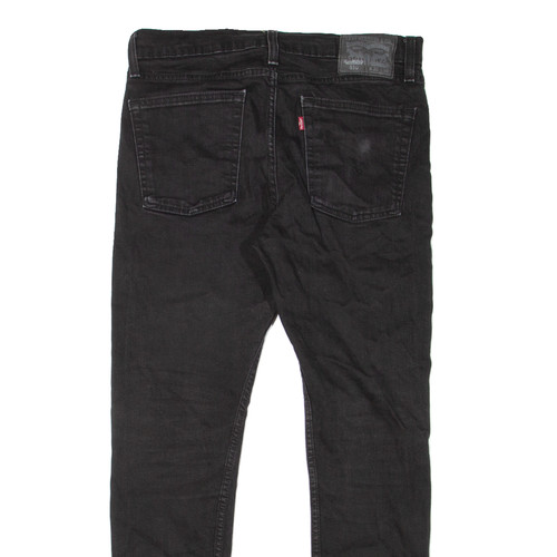 LEVI'S 510 Jeans Mens Black Slim Skinny W33 L932 - Picture 4 of 6