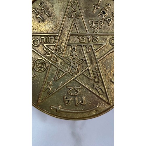 Talismán pentagrama de latón - Imagen 4 de 13