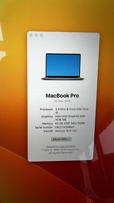 Apple MacBook Pro (2019) - 16