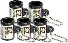 EZ Splitz Large Cigarillo Cutter Cigar Splitter Keychain  (BLACK) 5 Pack