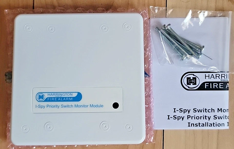 Módulo de monitor de interruptor prioritario alarma contra incendios Harrington I-Spy IS812 hecho en Reino Unido NUEVO Foto 2 de 4
