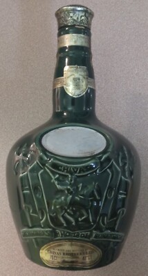 Chivas Regal Royal Salute 21 years old ceramic bottle empty Spode