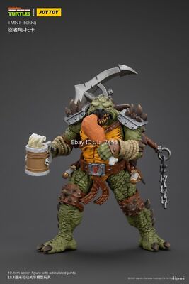 IN Stock JOYTOY TMNT Slash Tokka 1/18 Complete Model Action Figure