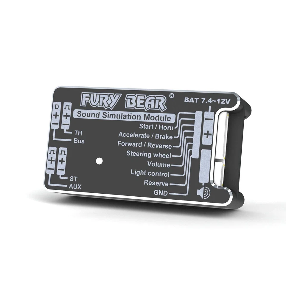 Sound System for Tamiya 1/14 LESU euro6 RC Tractor Truck Car Outdoor Toy Parts - Image 3 of 4