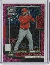 2022 Panini Donruss Optic Jared Walsh Pink Velocity /249 - Los Angeles Angels