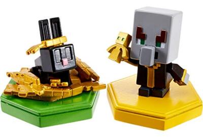 Minecraft GKT44 - Earth Boost Minifigur ''Magier + Kaninchen'' 2er-Pack mit NFC-Ch
